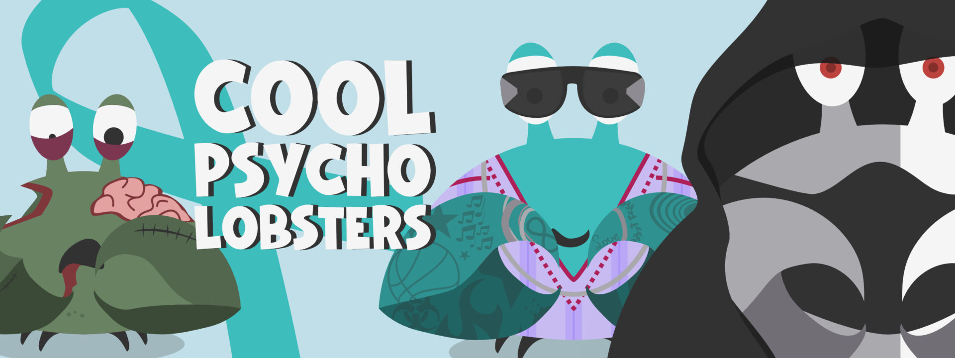 cool psycho lobsters banner